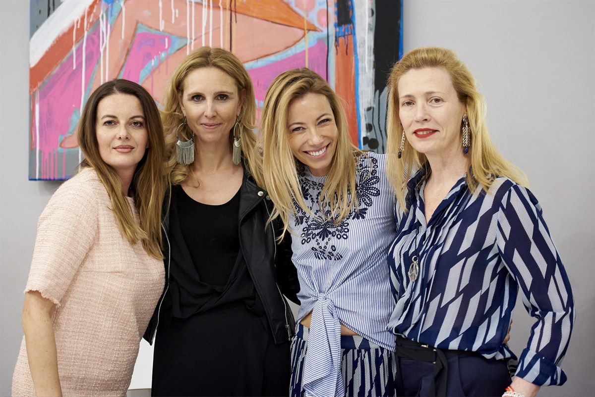 v.l.n.r.: Agata Gold, Christiane Seitz, Céline Garaudy, Pascale Teixeira da Silva