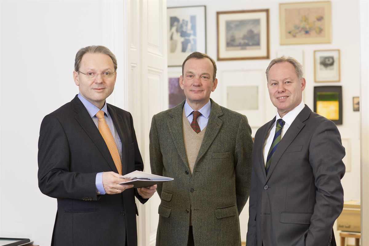v.l.: Dr. Karl Derfler, Franz Helbich (beide Geschäftsführer) und DI Herbert Logar (Gesellschafter)