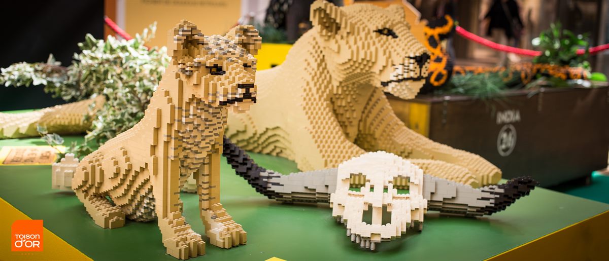 Entdecke wilde Tiere bei der der LEGO Safari Tour von 11. bis 26. August in der Shopping City Süd 