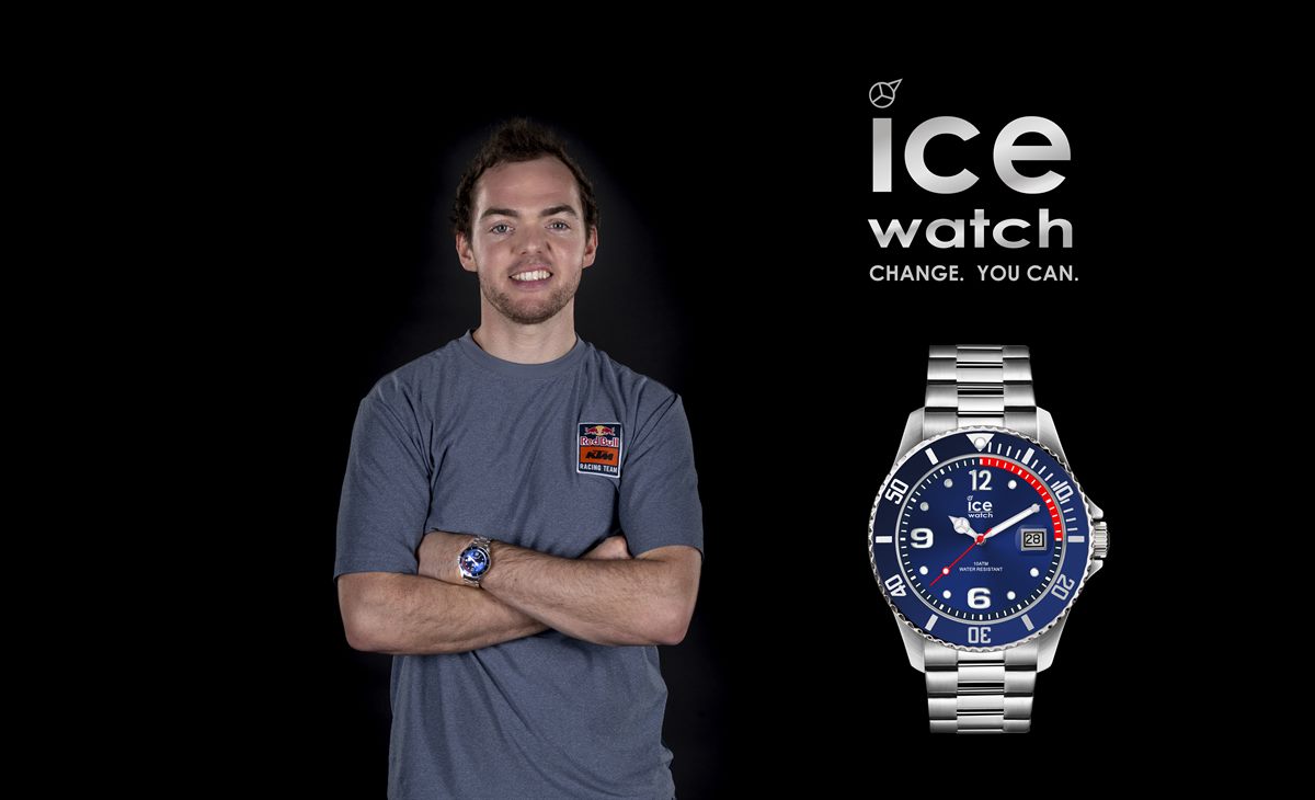 Matthias Walkner mit Ice-Watch | ICE steel