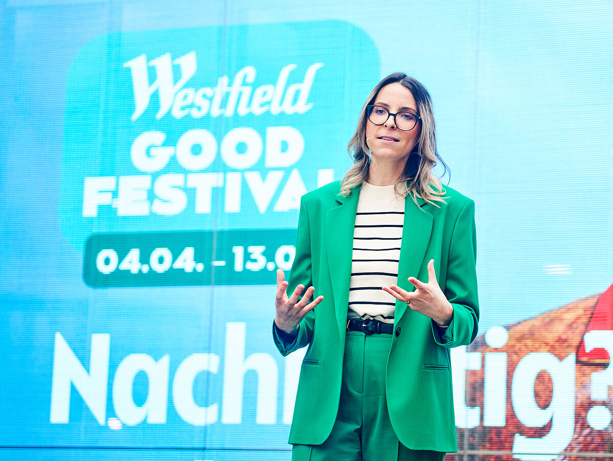  Die Pflanzerei Gründerin Nadina Ruedl beim Westfield Good Festival 