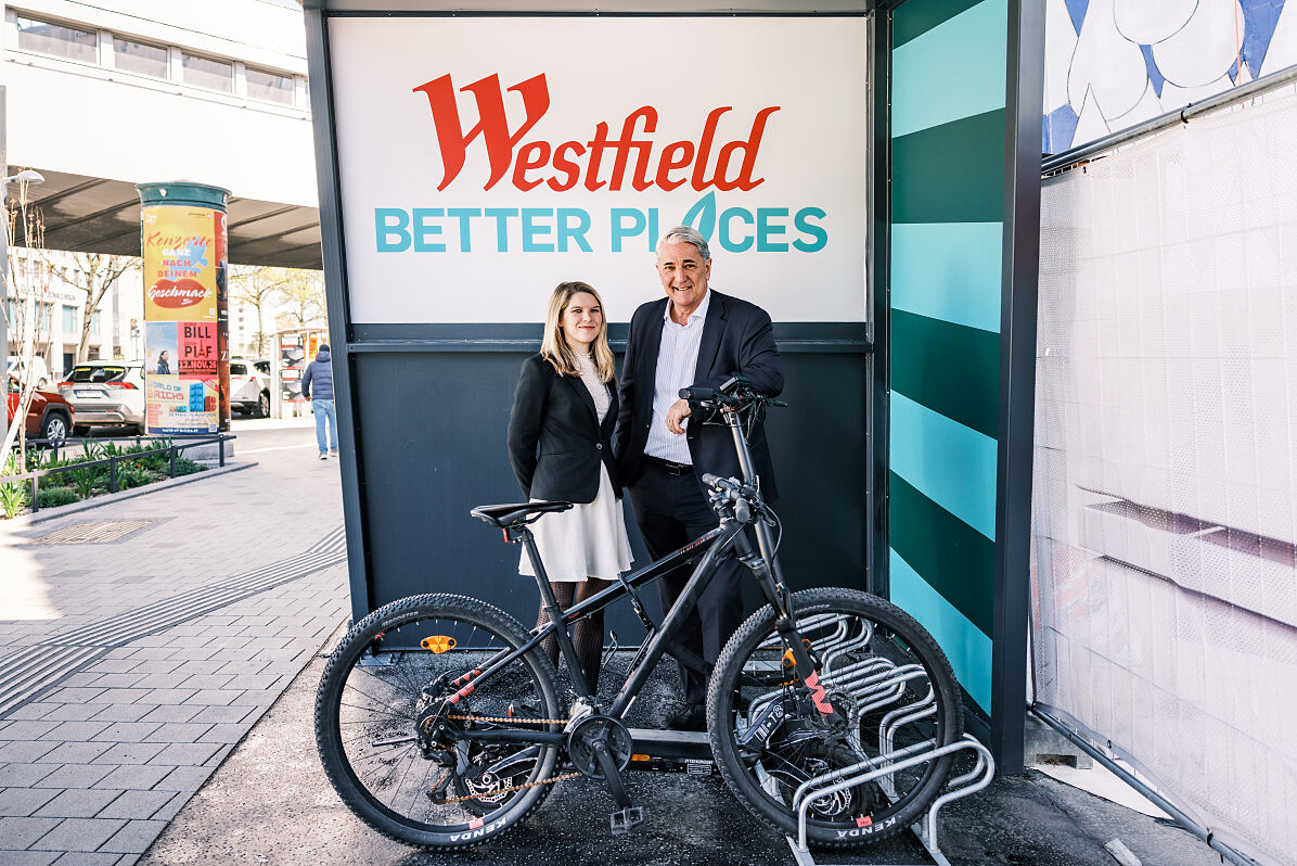 Mehr Service für Radfahrer:innen: Westfield Donau Zentrum investiert in neue Bike-Station
