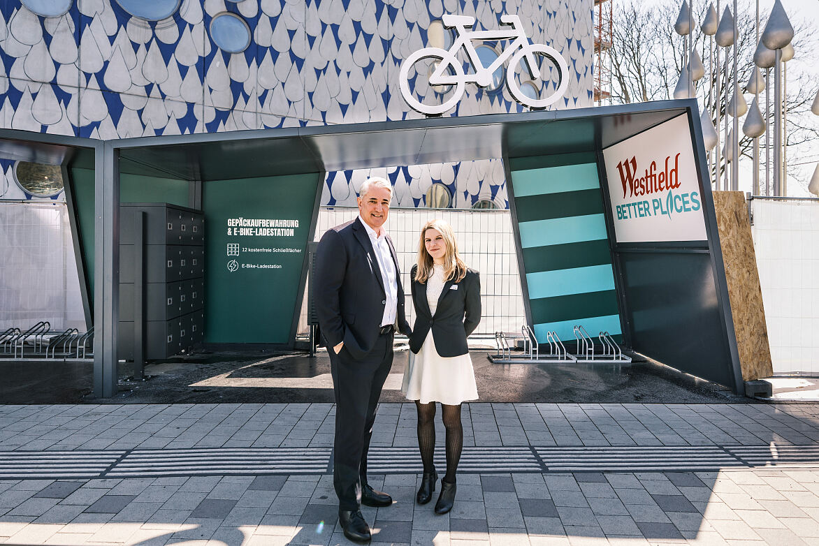 Mehr Service für Radfahrer:innen: Westfield Donau Zentrum investiert in neue Bike-Station