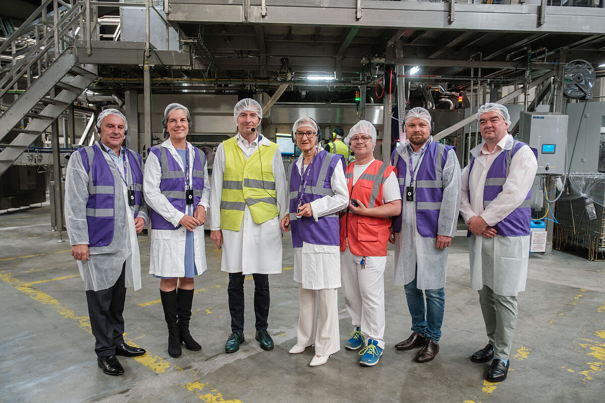 Eröffnung der neuen Vöslauer-Aseptikanlage