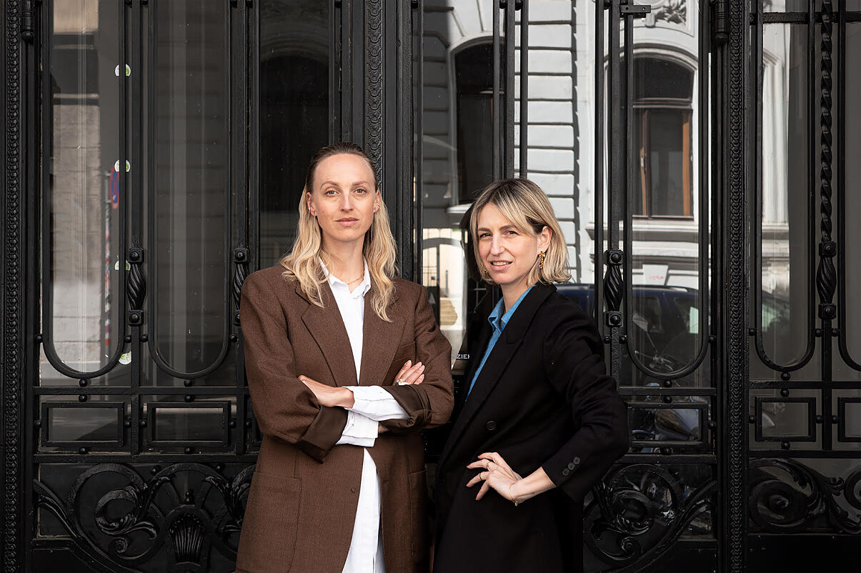 Attilia Fattori Franchini und Christina Linher, Direktorinnen von curated by