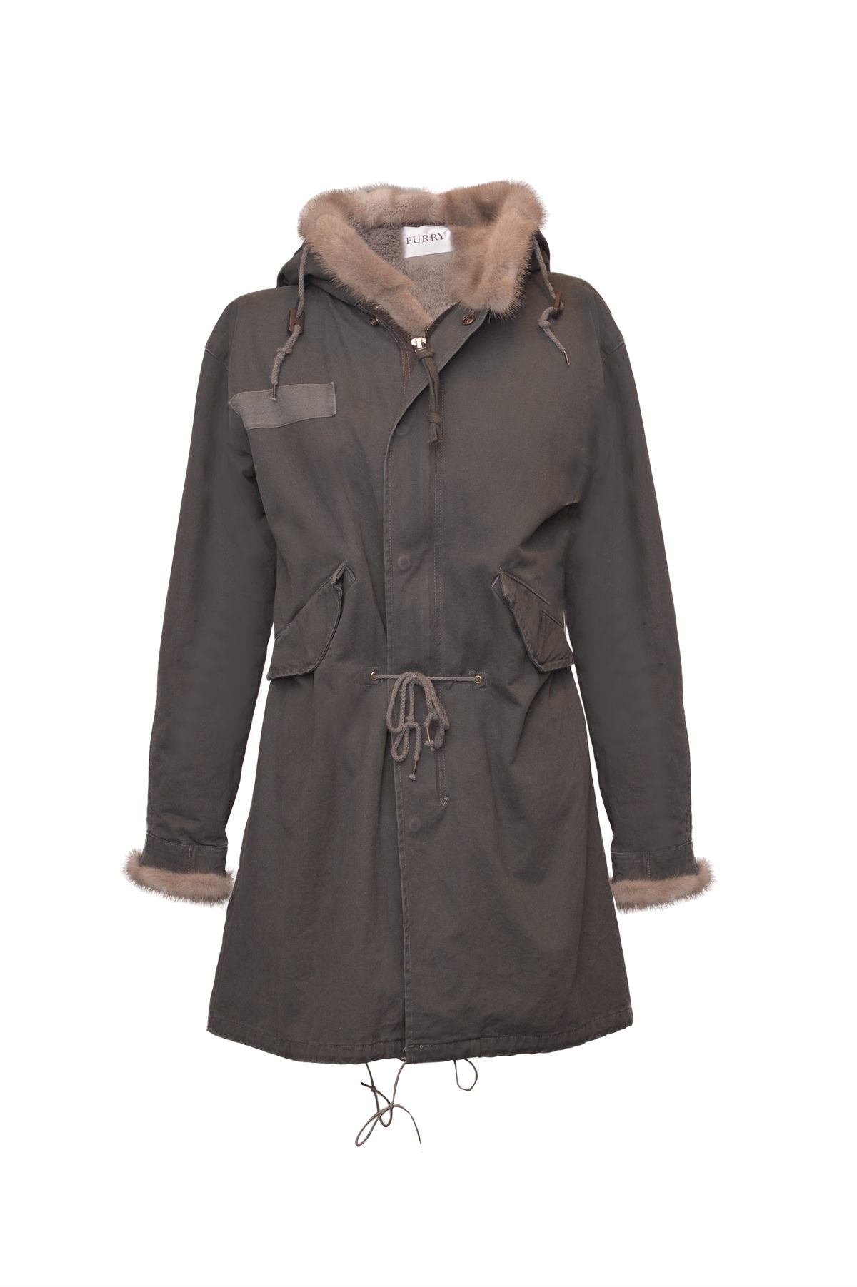 Sterngasse 4_FURRY Parka Nerz_E 2190,00_tarngrün