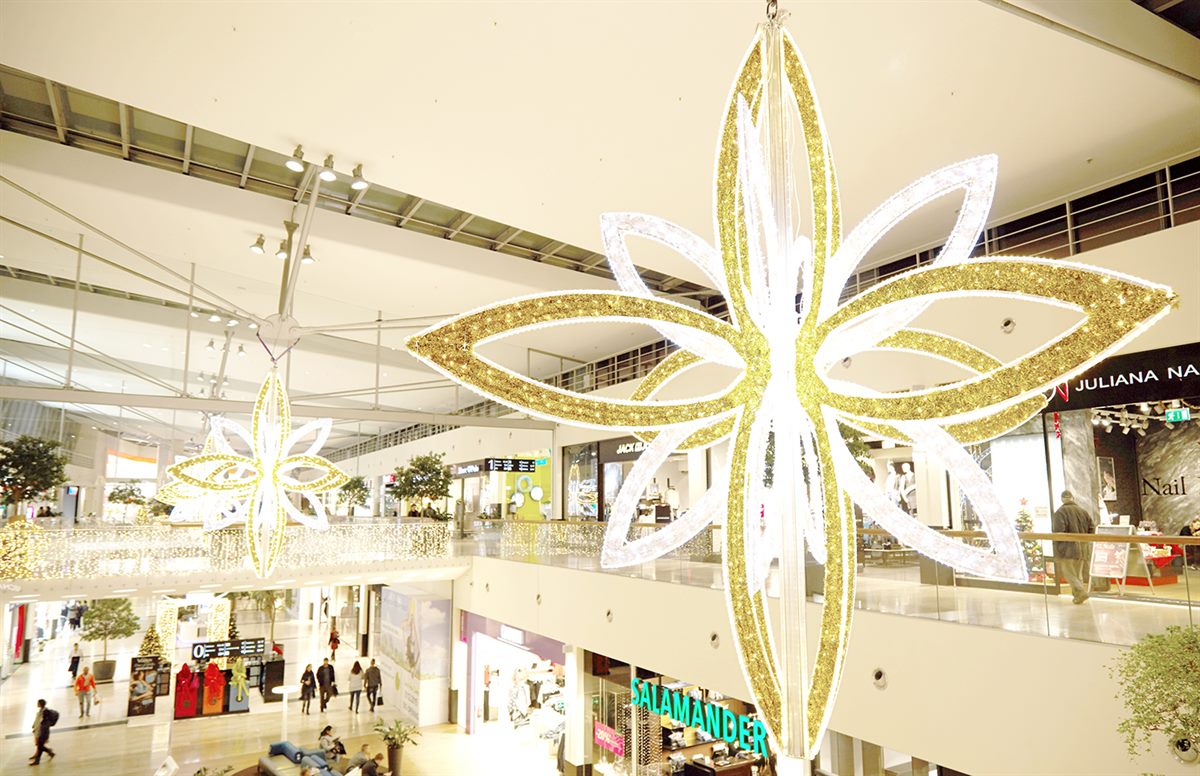 Weihnachtstimmung im Donau Zentrum