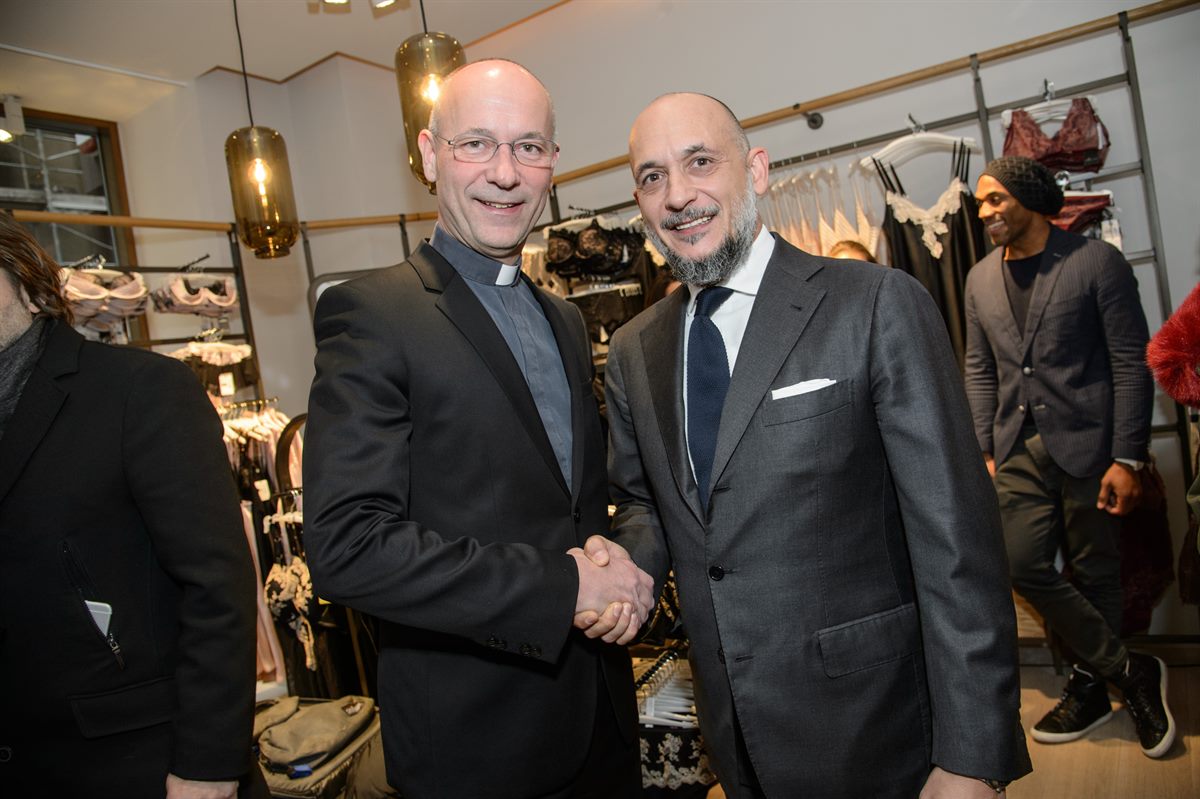 Palmers_Shopopening Petersplatz_Toni Faber, Marc Wieser (CEO Palmers)