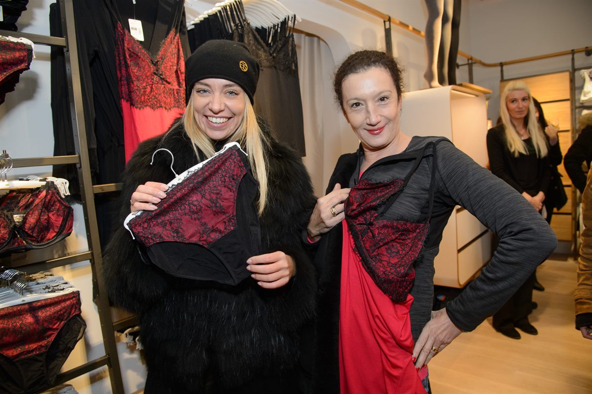 Palmers_Shopopening Petersplatz_Liliana Klein, Konstanze Breitebner