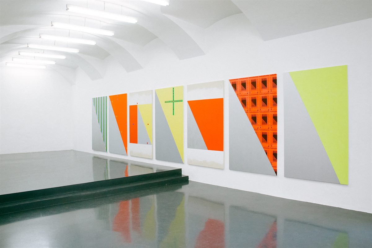 Galerie Emanuel Layr, Ausstellungsansicht Nick Oberthaler, Photocredit Dominik Geiger