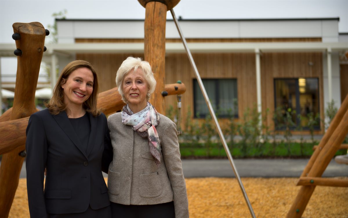 Natalie Lottersberger, Geschäftsführerin der Malteser Kinderhilfe und KR Hilde Umdasch, Vorsitzende des Vorstands der H. U. Privatstiftung