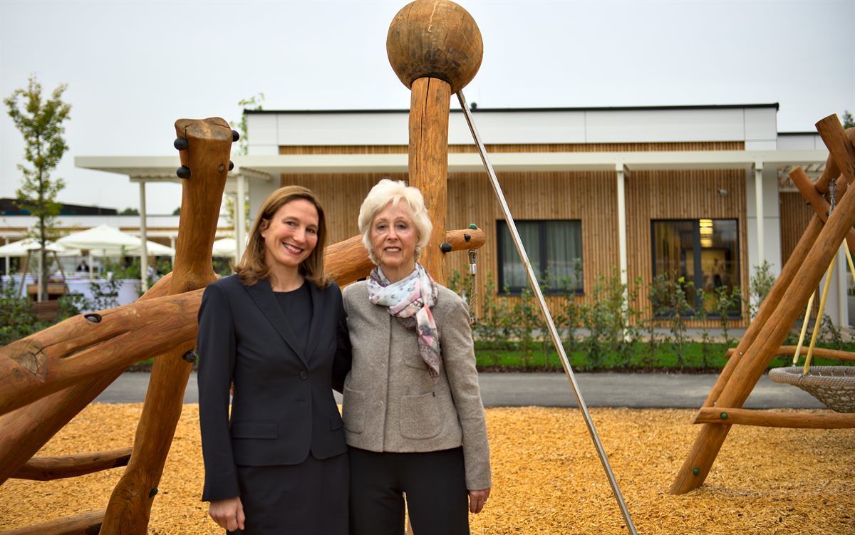 Natalie Lottersberger, Geschäftsführerin der Malteser Kinderhilfe und KR Hilde Umdasch, Vorsitzende des Vorstands der H. U. Privatstiftung