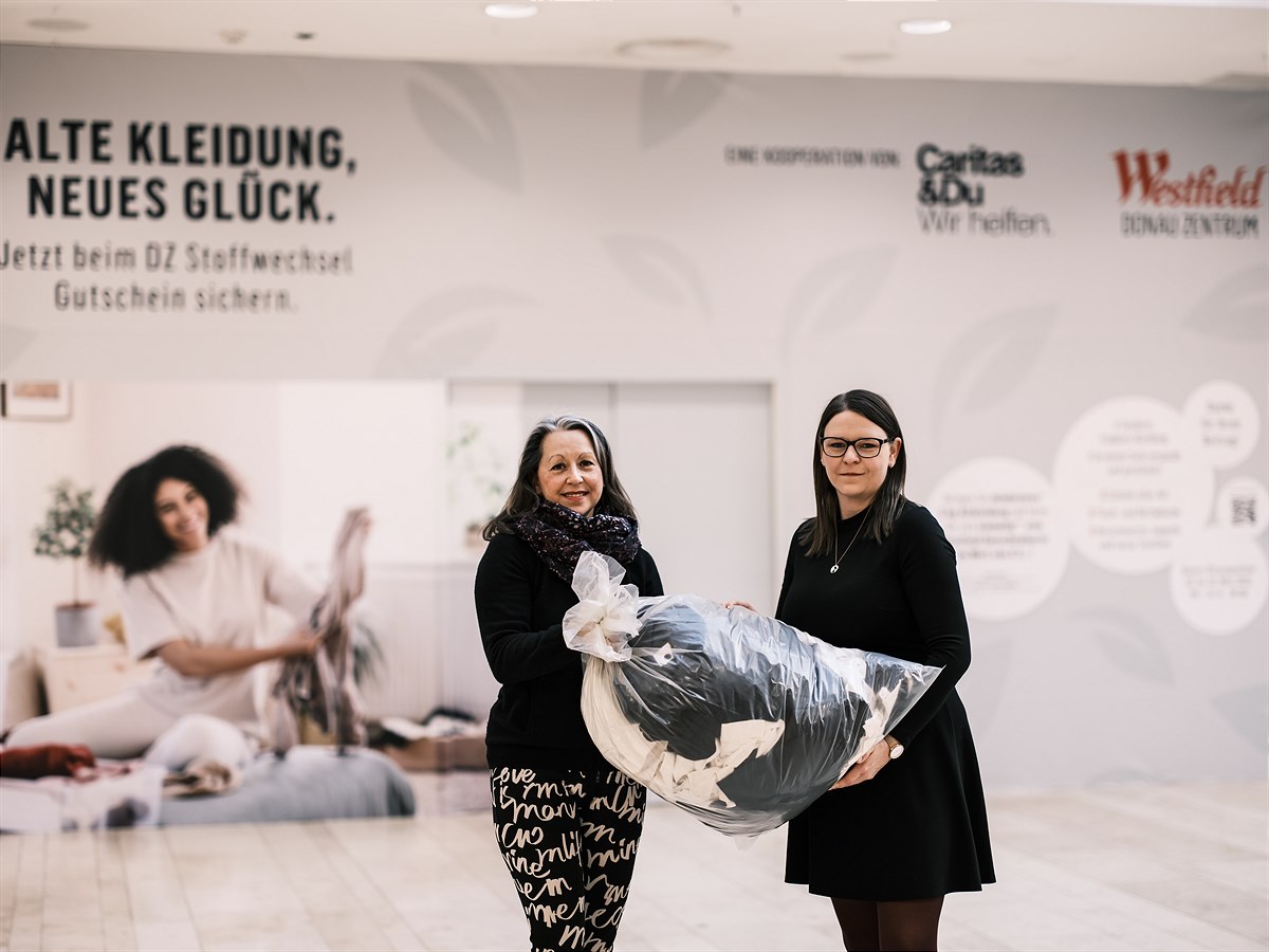 Alte Kleidung, neues Glück: Der Stoffwechsel im Westfield Donau Zentrum