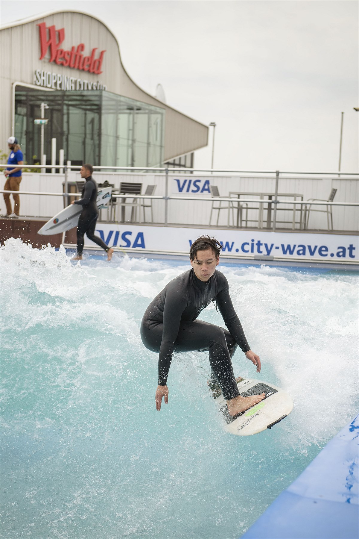 Opening der CityWave in der Westfield Shopping City Süd