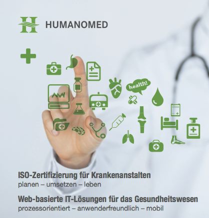 Humanomed Informationsveranstaltung „ISO-Zertifizierung für Krankenanstalten“ am 23. Februar 2016 im Hotel Meliá Vienna