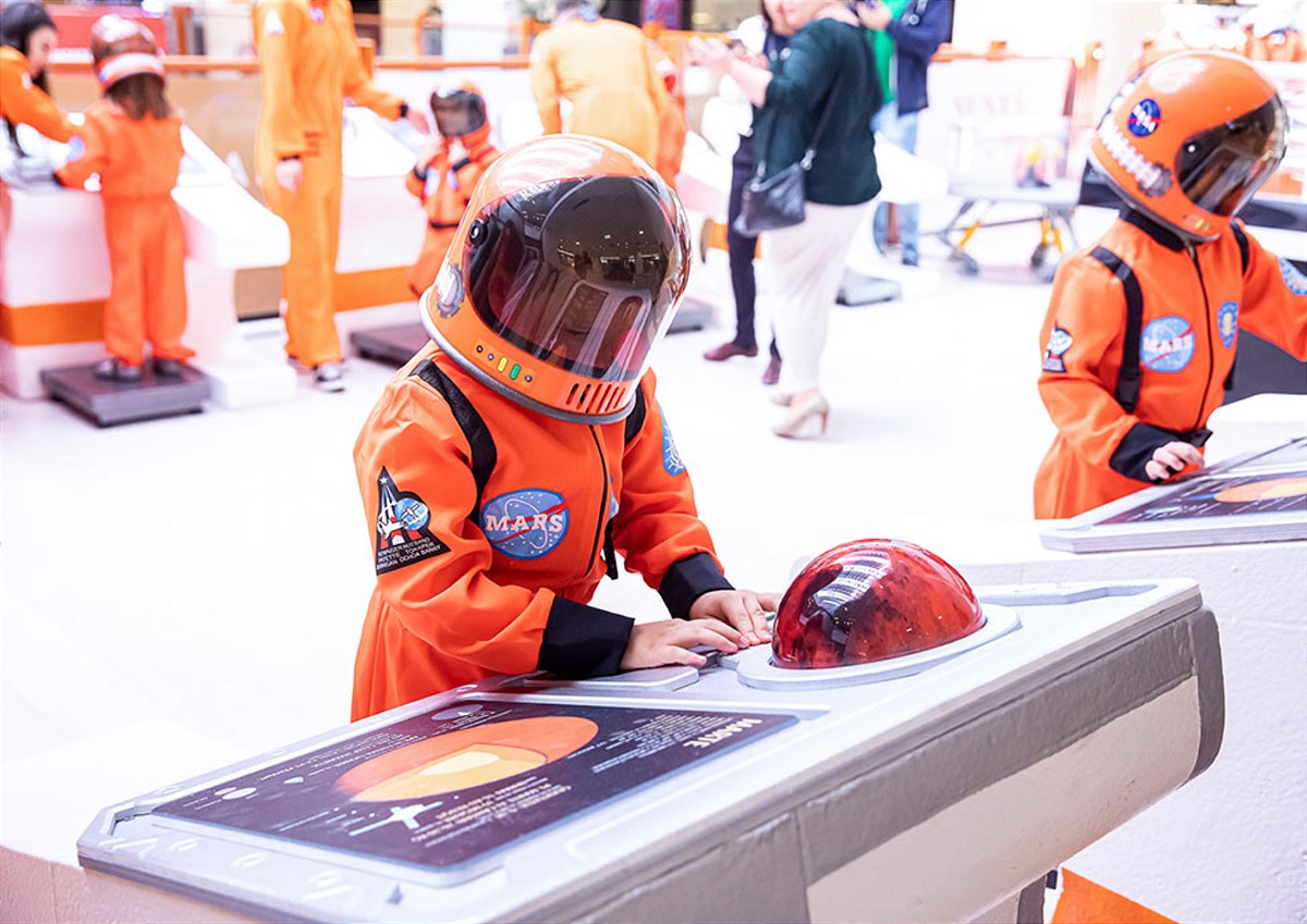 Mitmach-Stationen bei Kids on Mars