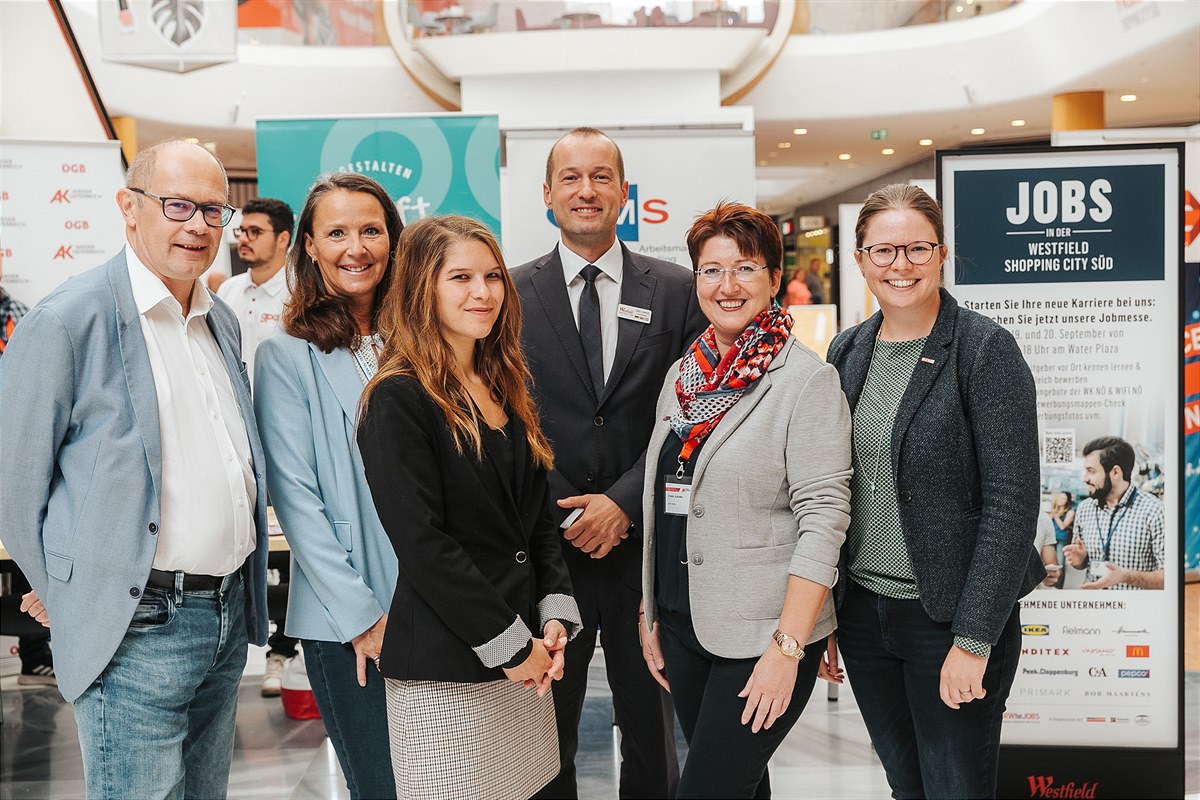 Jobmesse in der Westfield Shopping City Süd