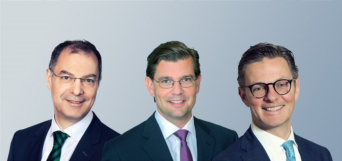 V.l.n.r.: Dr. Friedrich Jergitsch, Dr. Florian Klimscha und Dr. Stephan Pachinger