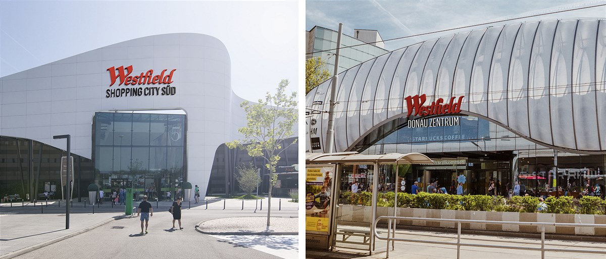 Westfield Shopping City Süd und Westfield Donau Zentrum