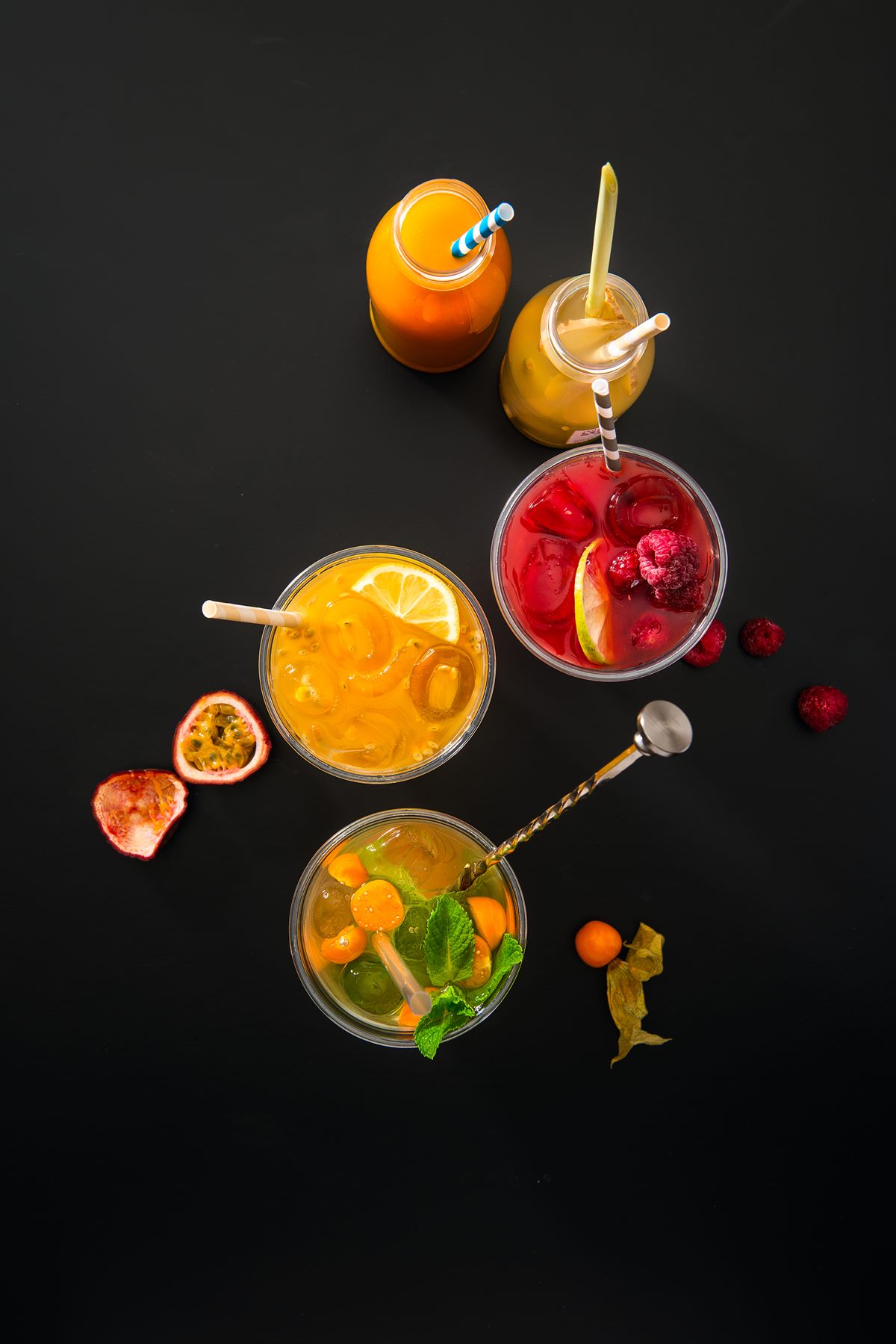freiraum coffeeshop: Eistees auf Grün- oder Schwarztee-Basis, Limonaden, Shakes & Frooties aus saisonalem Obst und Gemüse