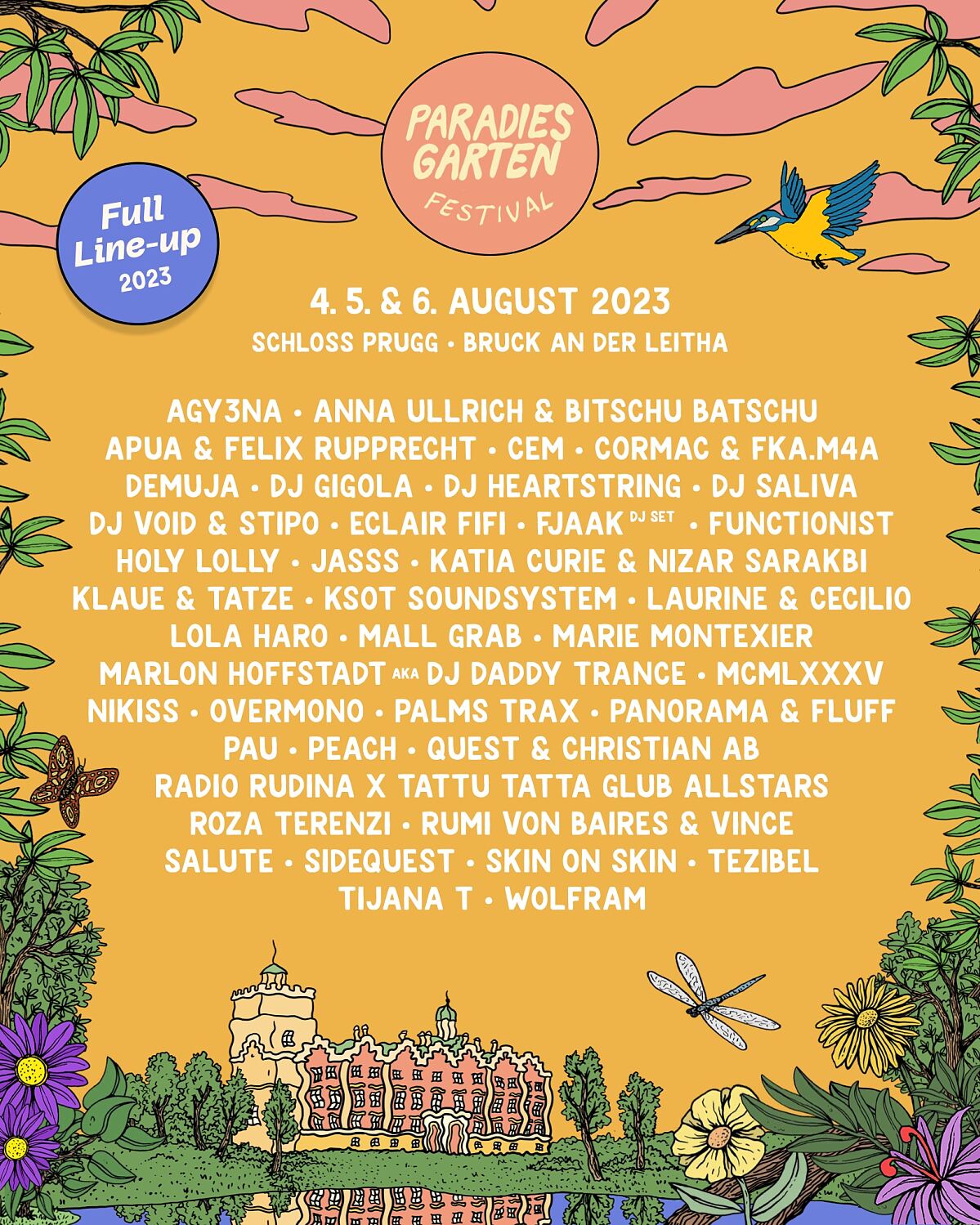 Paradiesgarten Festival Line Up 2023