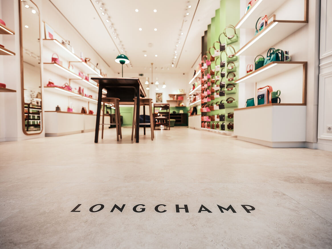 Erster Longchamp Store in einem Einkaufszentrum