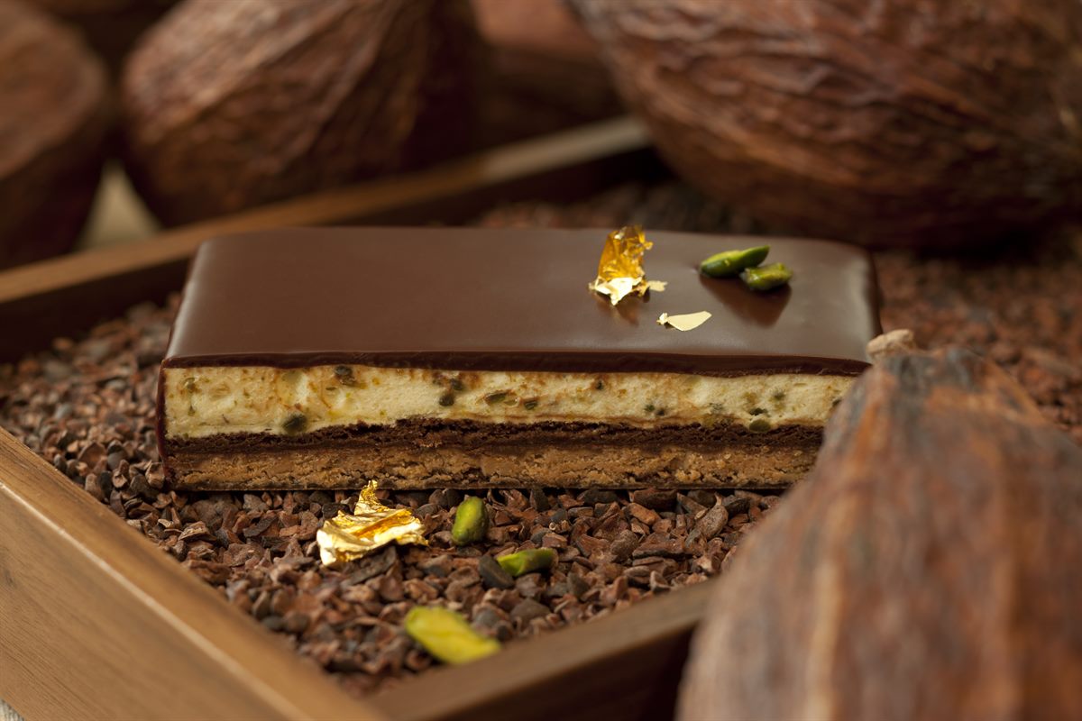 Café Am Hof: Pistazien-Nougat-Gâteau