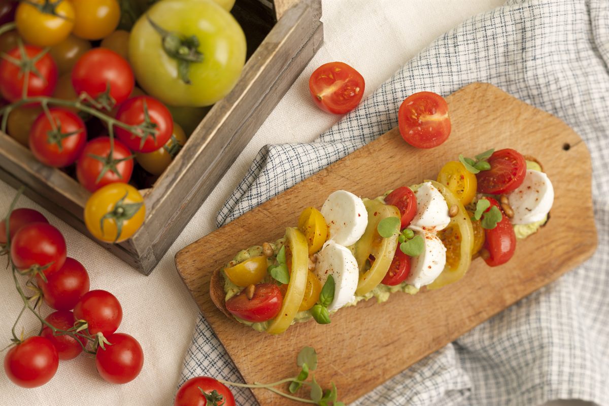 Café Am Hof: Avocado-Mozzarella Ciabatta