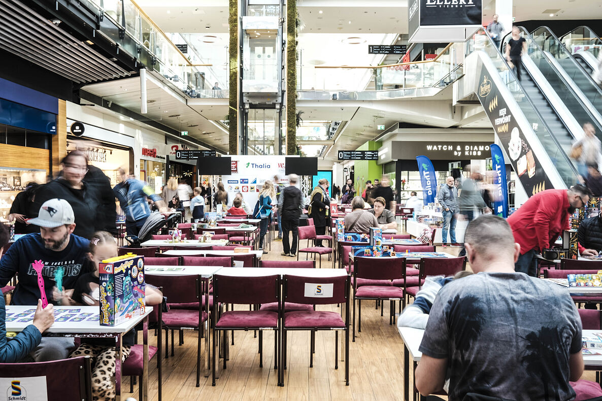 Am 18. und 19. Oktober 2024 lädt Wiens größtes Einkaufszentrum in Kooperation mit der Buchhandlung Thalia zum Spielefest auf die Veranstaltungsfläche ARENA ein. 