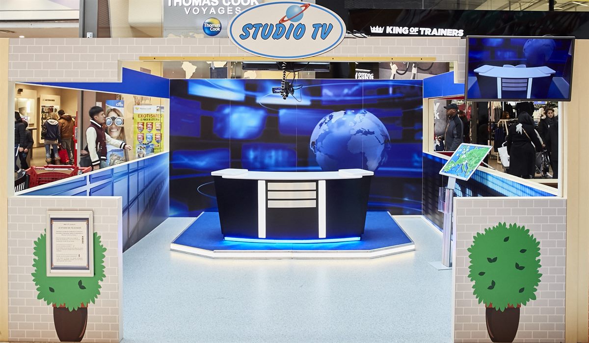 Das TV-Studio der Mini-City 