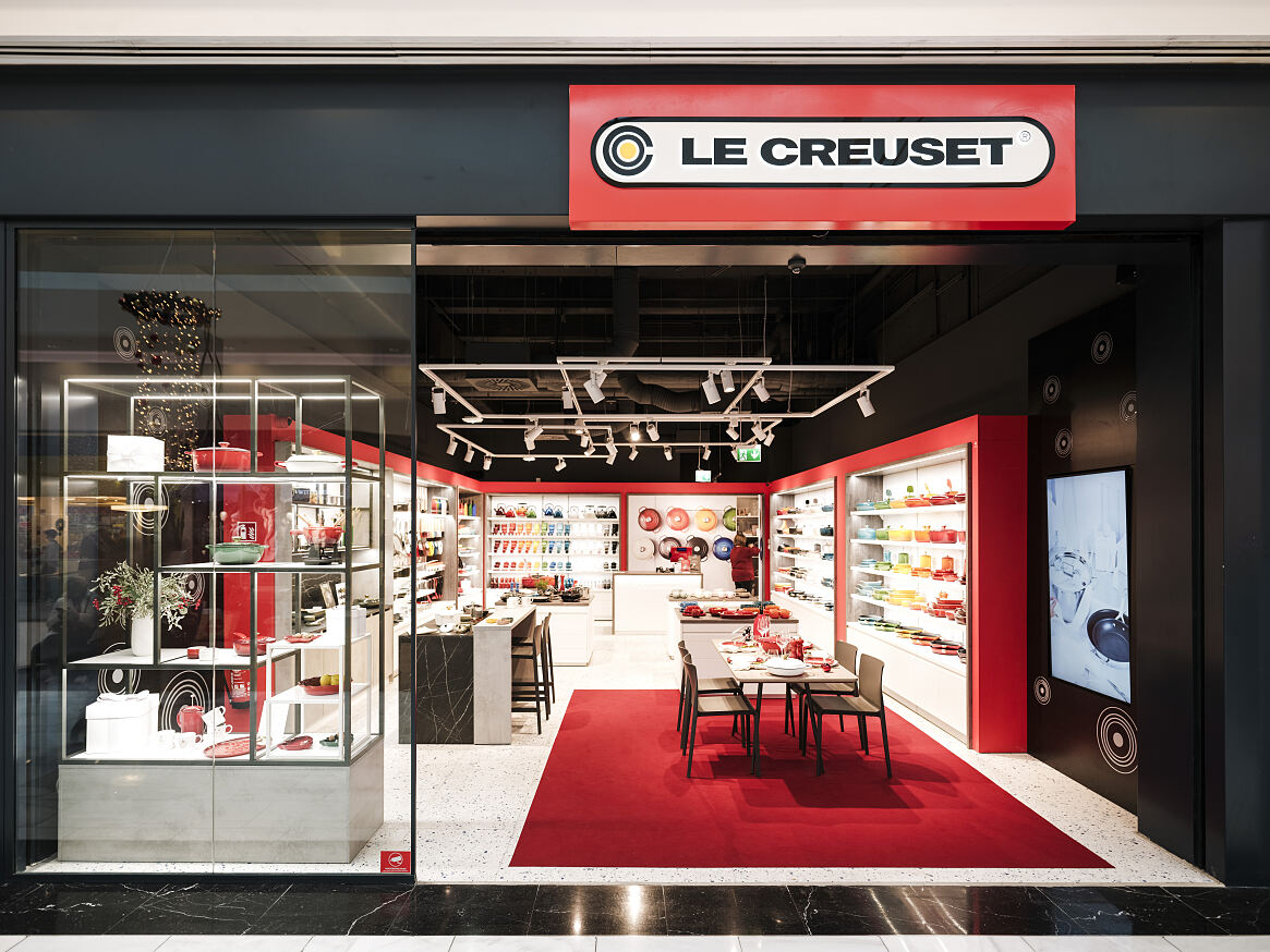 Le Creuset Store in der Westfield Shopping City Süd 