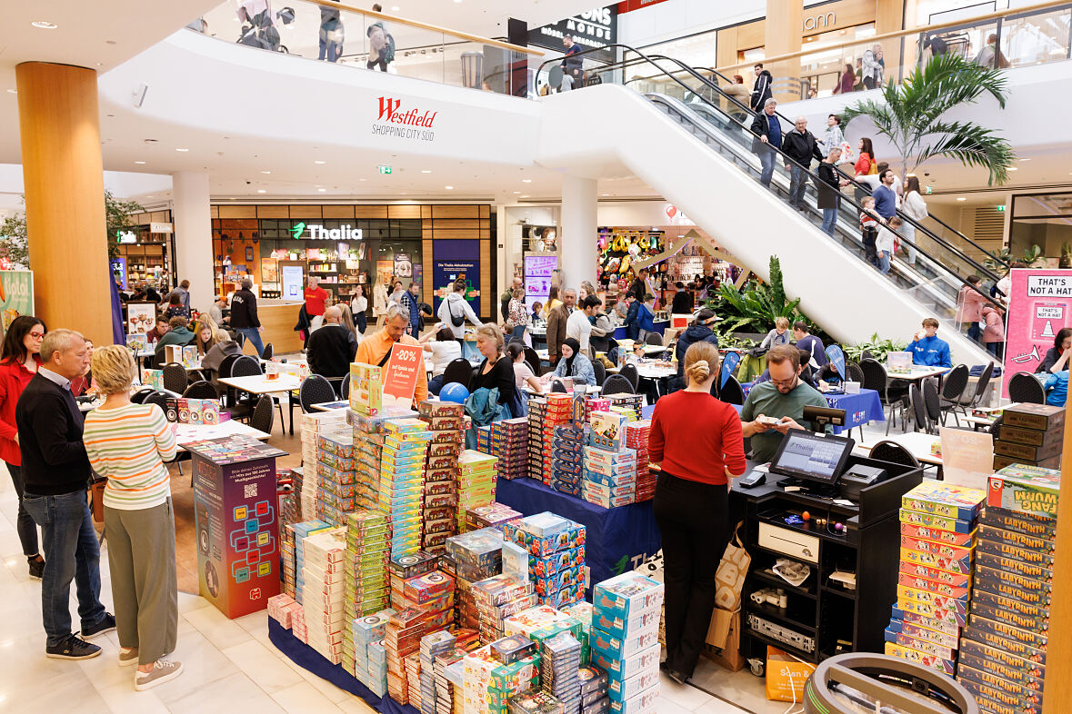 Thalia Spielefest in der Westfield Shopping City Süd am 18. und 19. April