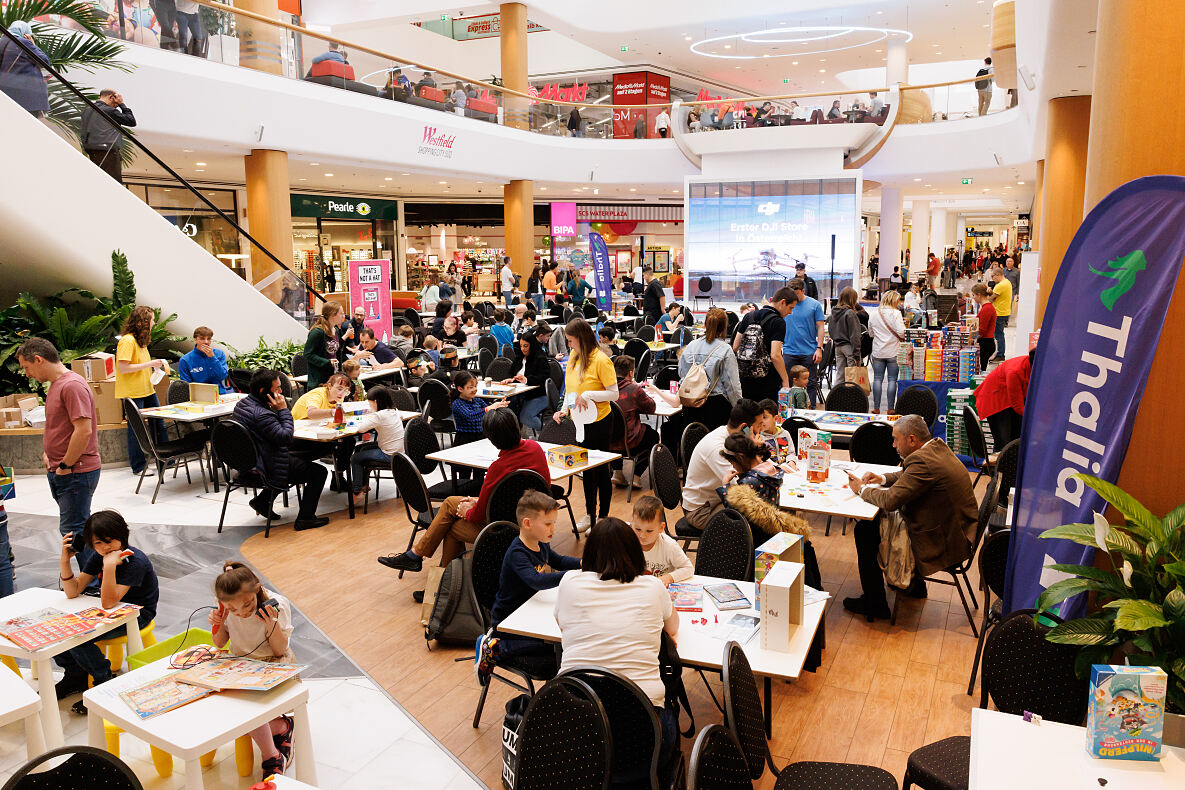 Thalia Spielefest in der Westfield Shopping City Süd am 18. und 19. April