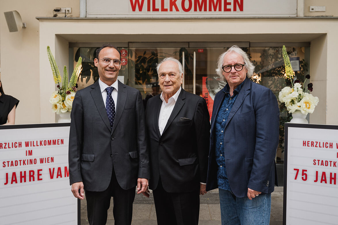 v.l.n.r.: Michael Kavouras, Veit Heiduschka und Danny Krausz