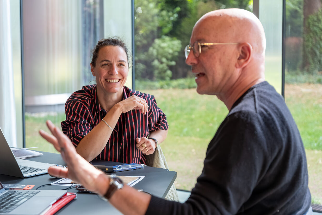 Maria Exner und Yves Daccord