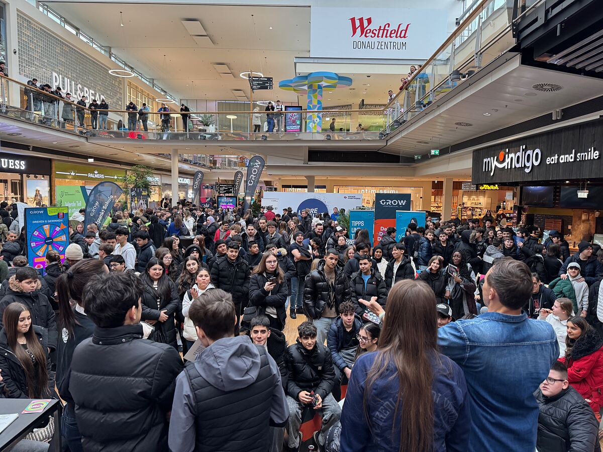 GROW Jobfestival von 22. bis 24. Jänner im Westfield Donau Zentrum