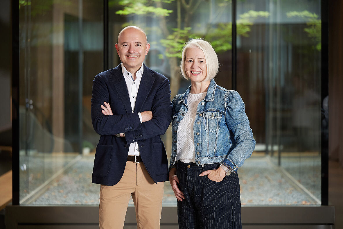 v.l.n.r.: Andreas Diepold, Geschäftsführer BSH Österreich, Alexandra Dietmair, Geschäftsführerin BSH Österreich